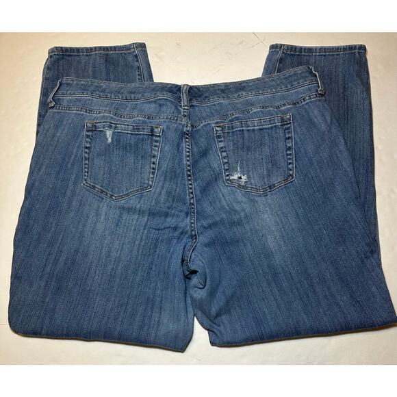 Torrid Premium Women’s Distressed Boyfriend Jeans Blue Plus Size 20 Stretch - Picture 7 of 7